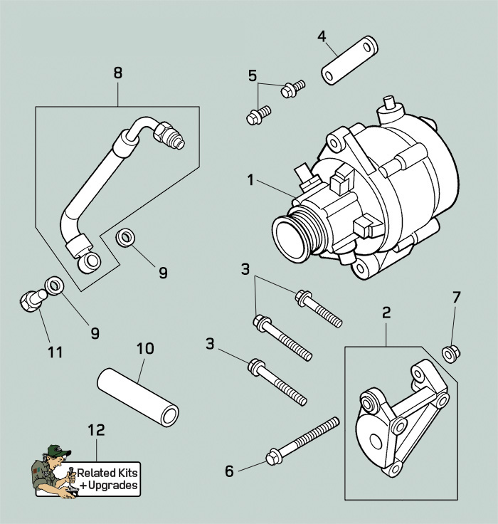 land rover defender td5 alternator