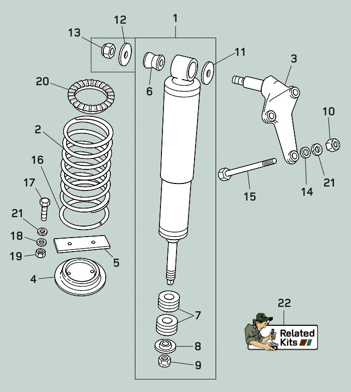 land rover discovery i shock amp spring