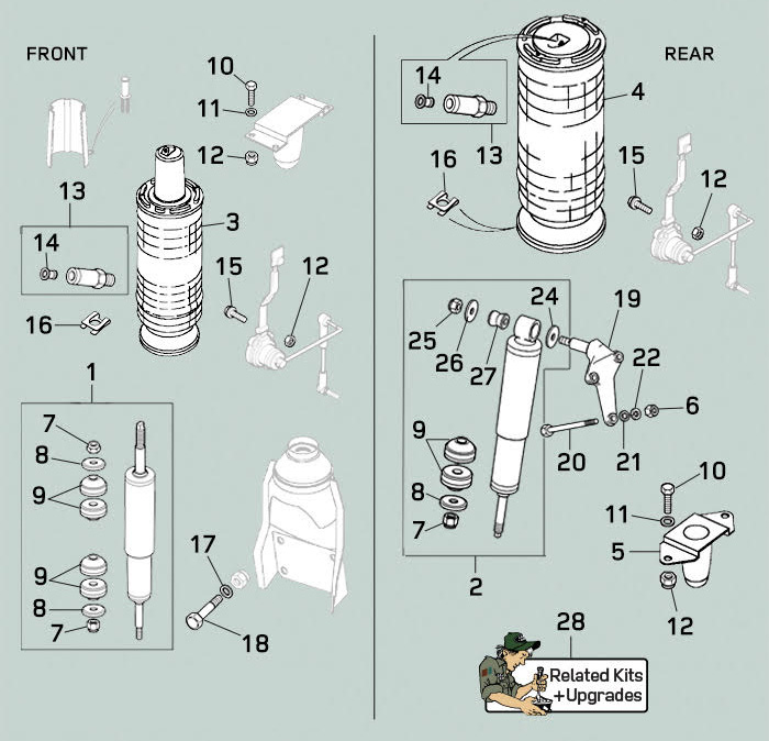 range rover classic air suspension