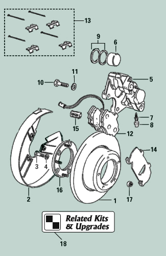 land rover discovery i rear brakes