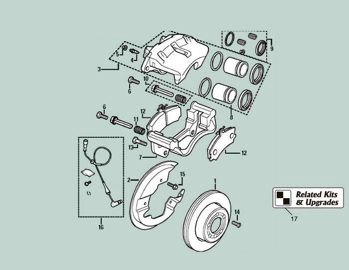 land rover discovery front brakes