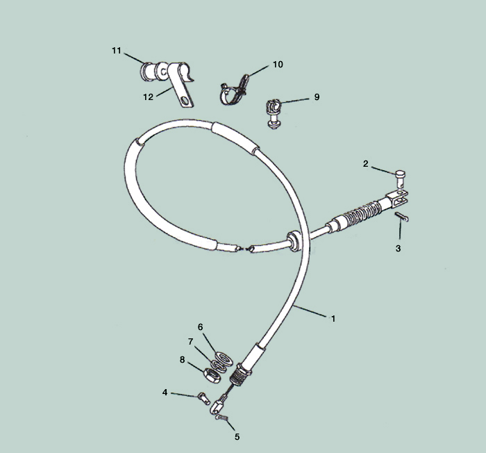 land rover defender accelerator cable