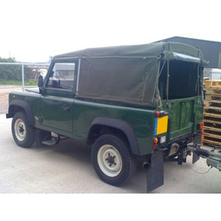 Land Rover Defender 90 Exmoor Full Canvas Top | Rovers North - Land ...