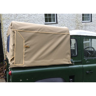 Land Rover Defender 90 Exmoor 3/4 Canvas Top | Rovers North - Land ...