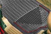 LAND ROVER RUBBER FLOOR MATS SET x4 KIT DISCOVERY 2 II STC50048AA