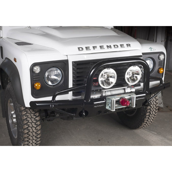 Terrafirma Tubular Winch Bumper Defender DWB1003 | Rovers North - Land  Rover Parts and Accessories Since 1979