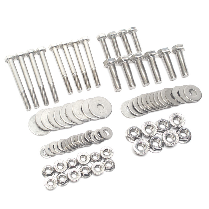 Stainless Steel Tailgate Bolt Kit Series And Defender Rna0042 Rovers North Land Rover Parts 