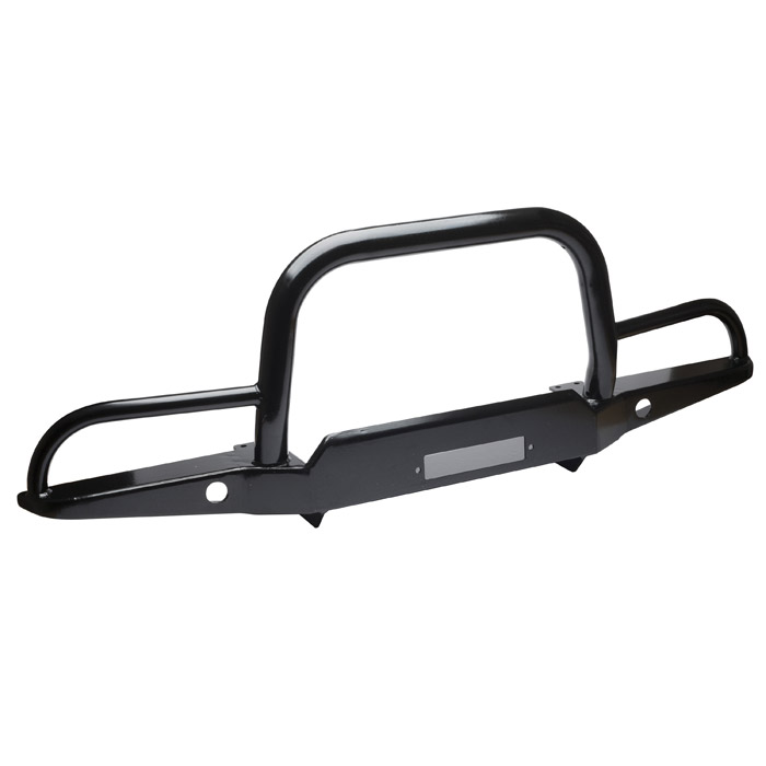 Winch Bumper W A Bar Defender Galvanized And Black Powder Coat For Warn Winch Rna Rovers