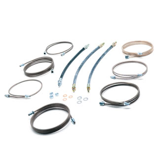 Alloy Brake Pipe Kit 88" SER IIA Dual Power