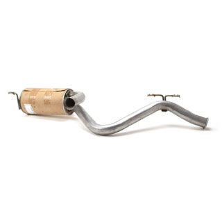 Damaged - Rear Exhaust Tailpipe and Silencer Non-Catalyst