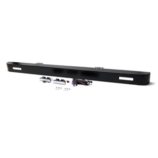 FRONT BUMPER BLACK W/LED LIGHTS DEFENDER