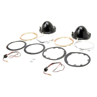 Headlamp Bucket Set Steel Series II-IIA