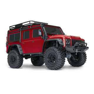 Large Rc Crawler Red Defender 110 Scale: 1/10