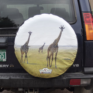 Tire Cover Giraffes Full Color Large