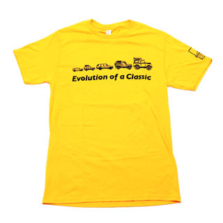 T-Shirt - Evolution Of a Classic - Yellow - Large