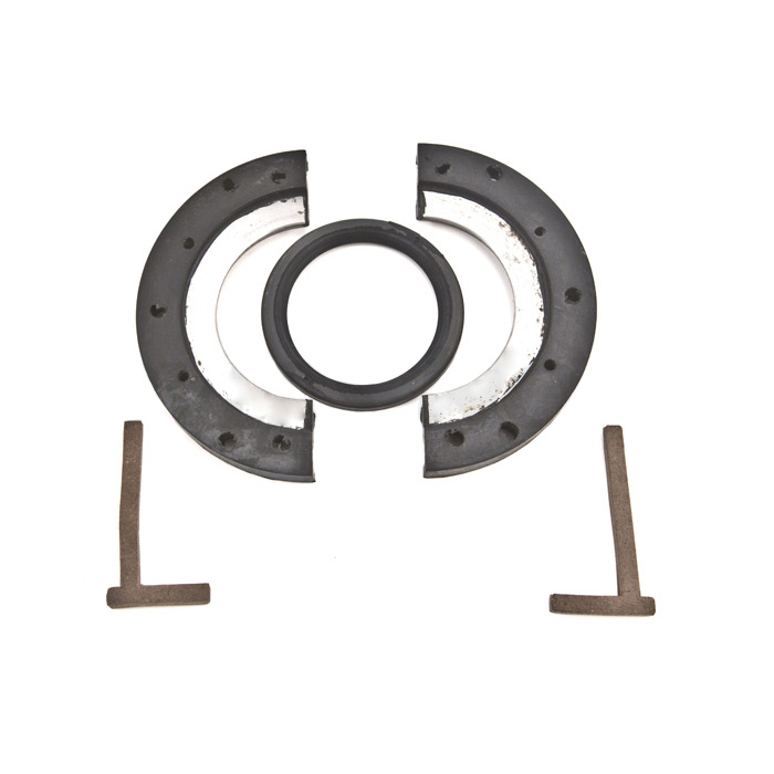seal kit  rear crankshaft w/retainer halves - series iia & iii except v8